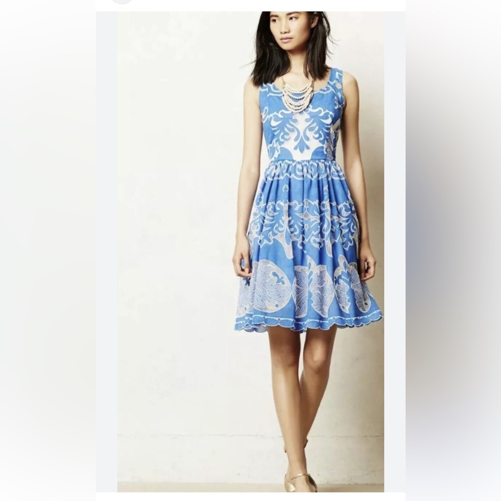 Anthropologie Plenty by Tracy Reese Azul dress, size 2 NWT